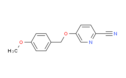 CAS No. 917910-75-9, 5-((4-Methoxybenzyl)oxy)picolinonitrile