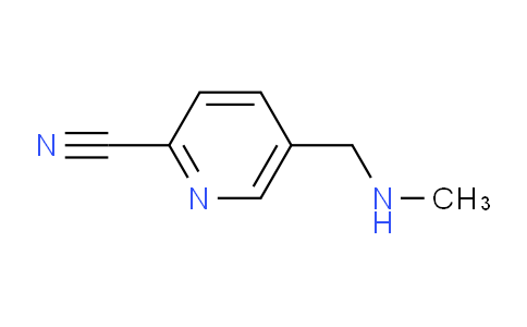CAS No. 1060812-18-1, 5-((Methylamino)methyl)picolinonitrile
