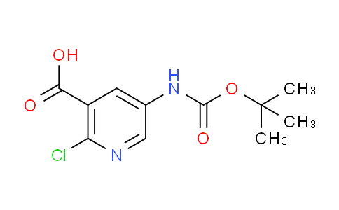 CAS No. 885277-14-5, 5-((tert-Butoxycarbonyl)amino)-2-chloronicotinic acid