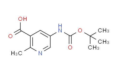 CAS No. 1355204-33-9, 5-((tert-Butoxycarbonyl)amino)-2-methylnicotinic acid