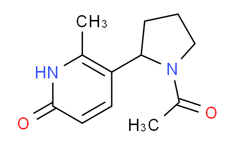 CAS No. 1352510-22-5, 5-(1-Acetylpyrrolidin-2-yl)-6-methylpyridin-2(1H)-one