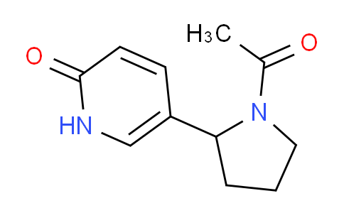 CAS No. 1352514-92-1, 5-(1-Acetylpyrrolidin-2-yl)pyridin-2(1H)-one
