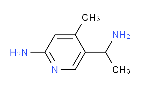 CAS No. 1270447-59-0, 5-(1-Aminoethyl)-4-methylpyridin-2-amine