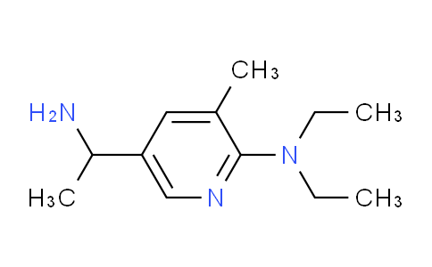 CAS No. 1355217-72-9, 5-(1-Aminoethyl)-N,N-diethyl-3-methylpyridin-2-amine