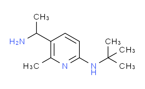 CAS No. 1355231-10-5, 5-(1-Aminoethyl)-N-(tert-butyl)-6-methylpyridin-2-amine