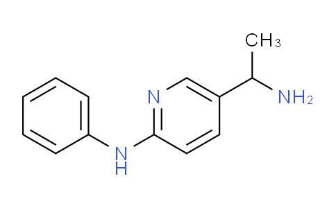 CAS No. 1355223-57-2, 5-(1-Aminoethyl)-N-phenylpyridin-2-amine