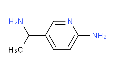 CAS No. 1270566-03-4, 5-(1-Aminoethyl)pyridin-2-amine