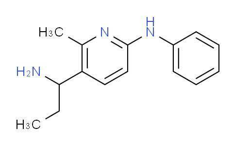 CAS No. 1355173-86-2, 5-(1-Aminopropyl)-6-methyl-N-phenylpyridin-2-amine