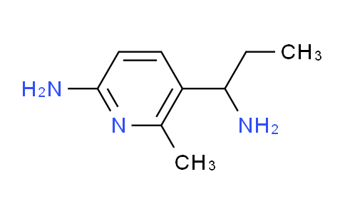 CAS No. 1270400-98-0, 5-(1-Aminopropyl)-6-methylpyridin-2-amine