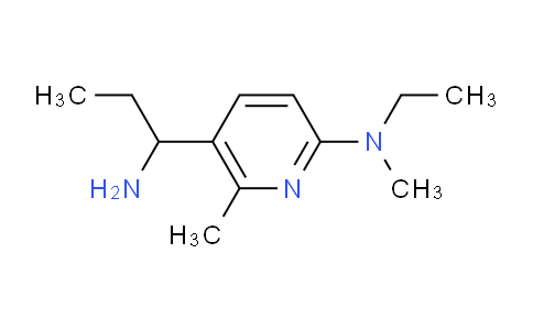 CAS No. 1355201-26-1, 5-(1-Aminopropyl)-N-ethyl-N,6-dimethylpyridin-2-amine