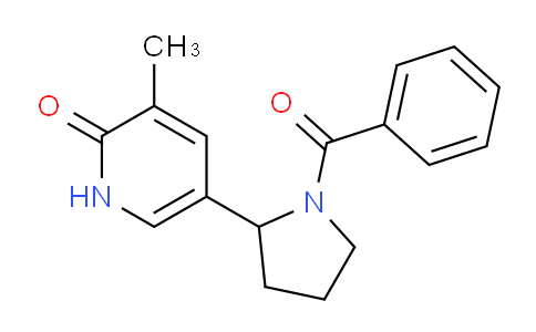 CAS No. 1352531-64-6, 5-(1-Benzoylpyrrolidin-2-yl)-3-methylpyridin-2(1H)-one