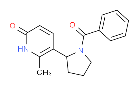 CAS No. 1352488-76-6, 5-(1-Benzoylpyrrolidin-2-yl)-6-methylpyridin-2(1H)-one