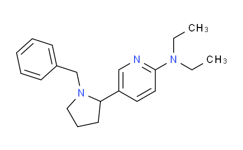 CAS No. 1352518-76-3, 5-(1-Benzylpyrrolidin-2-yl)-N,N-diethylpyridin-2-amine