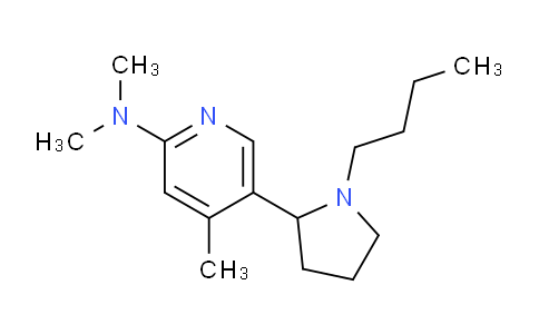 CAS No. 1352499-90-1, 5-(1-Butylpyrrolidin-2-yl)-N,N,4-trimethylpyridin-2-amine