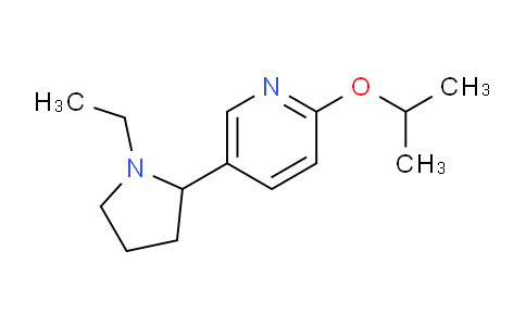 CAS No. 1352509-62-6, 5-(1-Ethylpyrrolidin-2-yl)-2-isopropoxypyridine