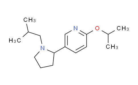 CAS No. 1352525-15-5, 5-(1-Isobutylpyrrolidin-2-yl)-2-isopropoxypyridine