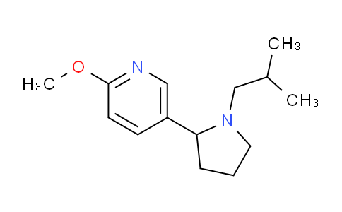 CAS No. 1352500-37-8, 5-(1-Isobutylpyrrolidin-2-yl)-2-methoxypyridine