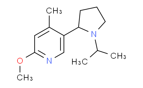 CAS No. 1352515-79-7, 5-(1-Isopropylpyrrolidin-2-yl)-2-methoxy-4-methylpyridine