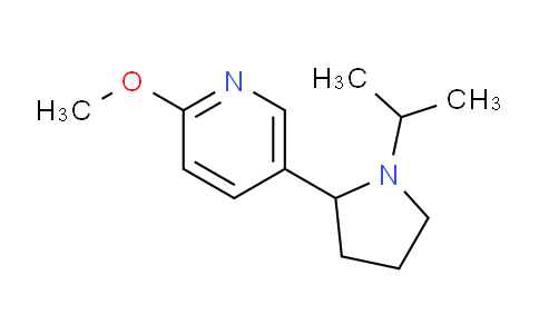 CAS No. 1352489-34-9, 5-(1-Isopropylpyrrolidin-2-yl)-2-methoxypyridine