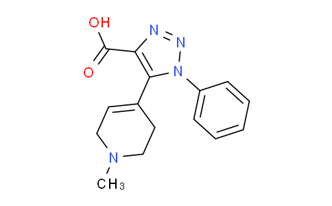 CAS No. 1443978-39-9, 5-(1-Methyl-1,2,3,6-tetrahydropyridin-4-yl)-1-phenyl-1H-1,2,3-triazole-4-carboxylic acid