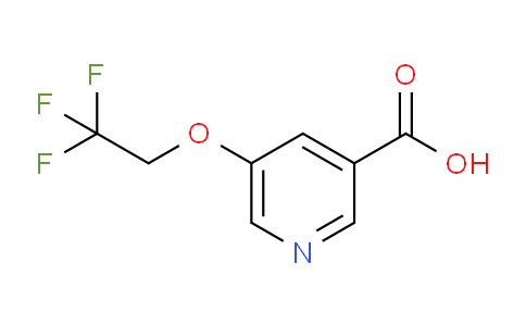 CAS No. 1304787-81-2, 5-(2,2,2-Trifluoroethoxy)nicotinic acid