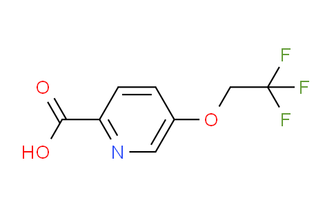 CAS No. 881409-53-6, 5-(2,2,2-Trifluoroethoxy)picolinic acid