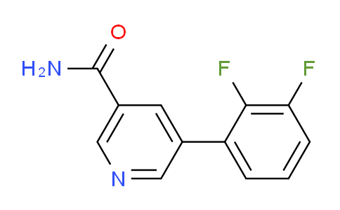 CAS No. 1346691-63-1, 5-(2,3-Difluorophenyl)nicotinamide