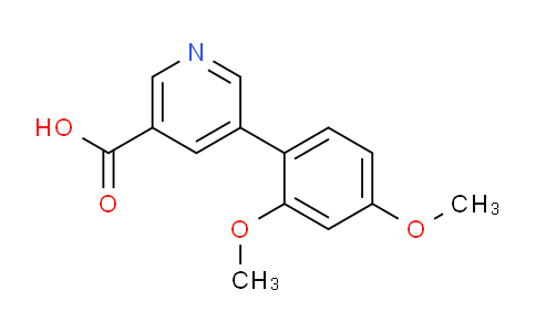 CAS No. 887973-40-2, 5-(2,4-Dimethoxyphenyl)nicotinic acid