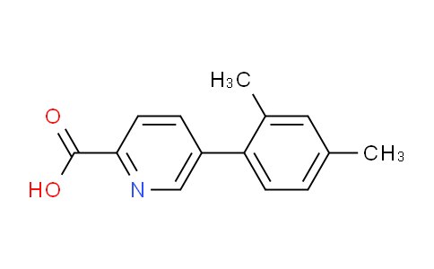 CAS No. 1226037-84-8, 5-(2,4-Dimethylphenyl)picolinic acid