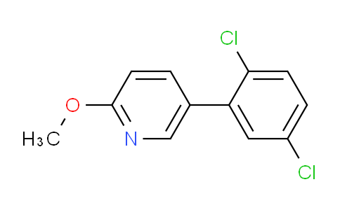 CAS No. 1361876-26-7, 5-(2,5-Dichlorophenyl)-2-methoxypyridine