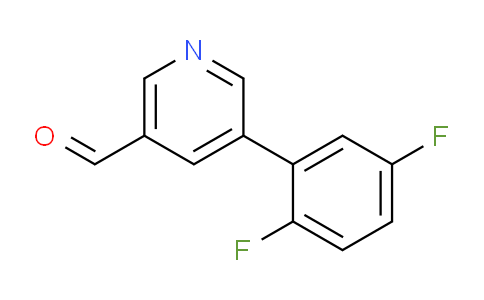 CAS No. 887973-84-4, 5-(2,5-Difluorophenyl)nicotinaldehyde