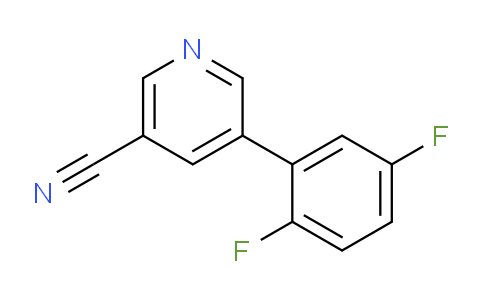 CAS No. 1346692-24-7, 5-(2,5-Difluorophenyl)nicotinonitrile