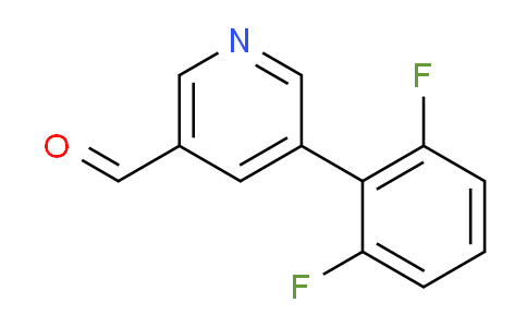 CAS No. 1346691-84-6, 5-(2,6-Difluorophenyl)nicotinaldehyde