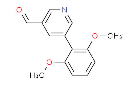 CAS No. 887973-87-7, 5-(2,6-Dimethoxyphenyl)nicotinaldehyde