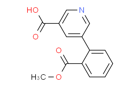 CAS No. 1263377-13-4, 5-(2-(Methoxycarbonyl)phenyl)nicotinic acid