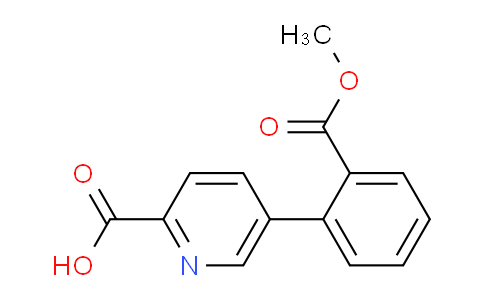 CAS No. 1242339-68-9, 5-(2-(Methoxycarbonyl)phenyl)picolinic acid