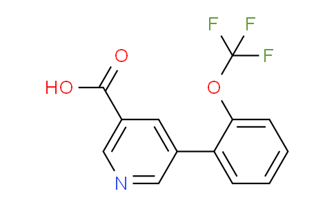 CAS No. 888069-29-2, 5-(2-(Trifluoromethoxy)phenyl)nicotinic acid