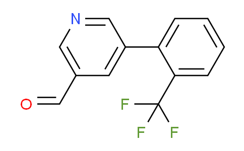 CAS No. 887973-91-3, 5-(2-(Trifluoromethyl)phenyl)nicotinaldehyde