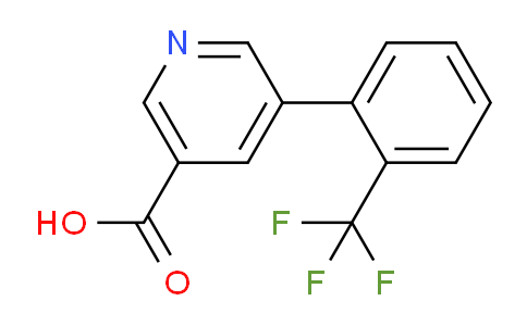 CAS No. 887973-54-8, 5-(2-(Trifluoromethyl)phenyl)nicotinic acid