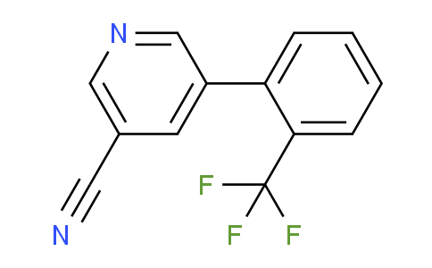 CAS No. 1261770-60-8, 5-(2-(Trifluoromethyl)phenyl)nicotinonitrile