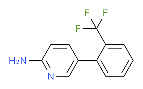 CAS No. 875166-90-8, 5-(2-(Trifluoromethyl)phenyl)pyridin-2-amine
