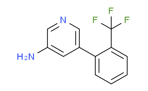 CAS No. 1224740-83-3, 5-(2-(Trifluoromethyl)phenyl)pyridin-3-amine