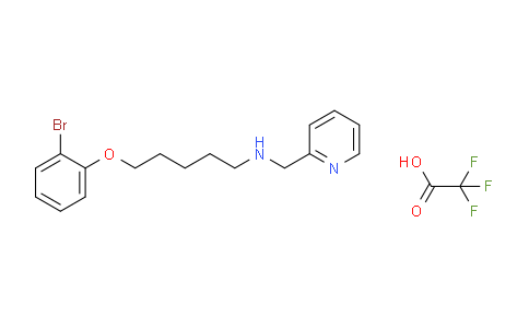 CAS No. 1956354-77-0, 5-(2-Bromophenoxy)-N-(pyridin-2-ylmethyl)pentan-1-amine 2,2,2-trifluoroacetate