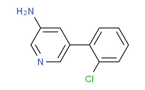 CAS No. 1224740-82-2, 5-(2-Chlorophenyl)pyridin-3-amine