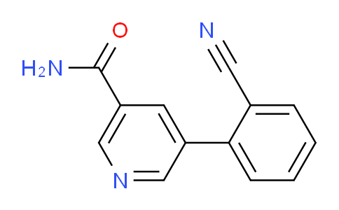 CAS No. 1346691-51-7, 5-(2-Cyanophenyl)nicotinamide