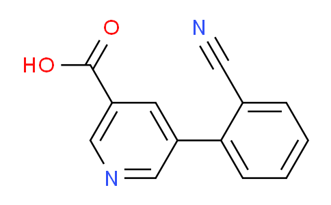 CAS No. 1263377-60-1, 5-(2-Cyanophenyl)nicotinic acid