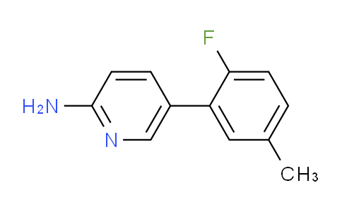 CAS No. 1247245-81-3, 5-(2-Fluoro-5-methylphenyl)pyridin-2-amine