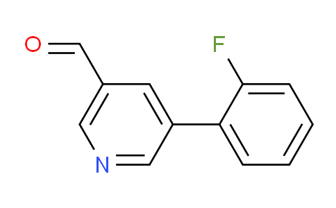 CAS No. 887973-67-3, 5-(2-Fluorophenyl)nicotinaldehyde