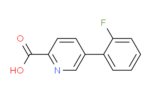 CAS No. 1158763-56-4, 5-(2-Fluorophenyl)picolinic acid