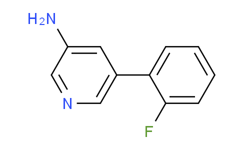 CAS No. 1214365-53-3, 5-(2-Fluorophenyl)pyridin-3-amine